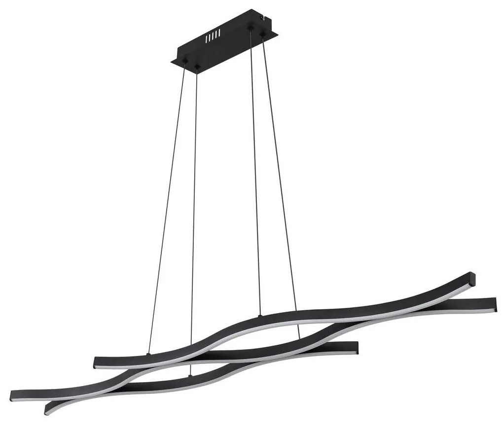 Globo 67206H - LED Luster na lanku GERONIMO LED/35W/230V čierna