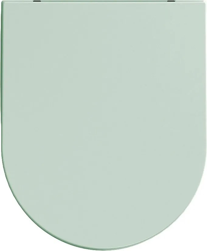 Isvea Isvea, INFINITY WC sedátko SLIM, Soft Close, Easy Take, svetlá zelená, 40KF0542I