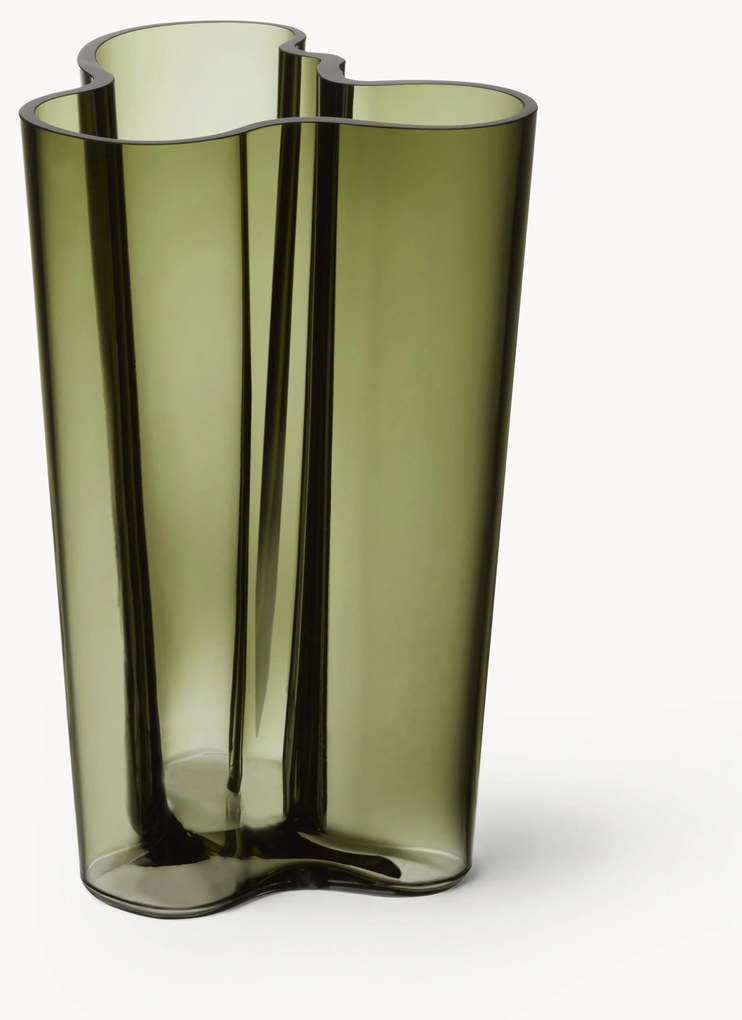 Ručne fúkaná váza Alvar Aalto, V 25 cm