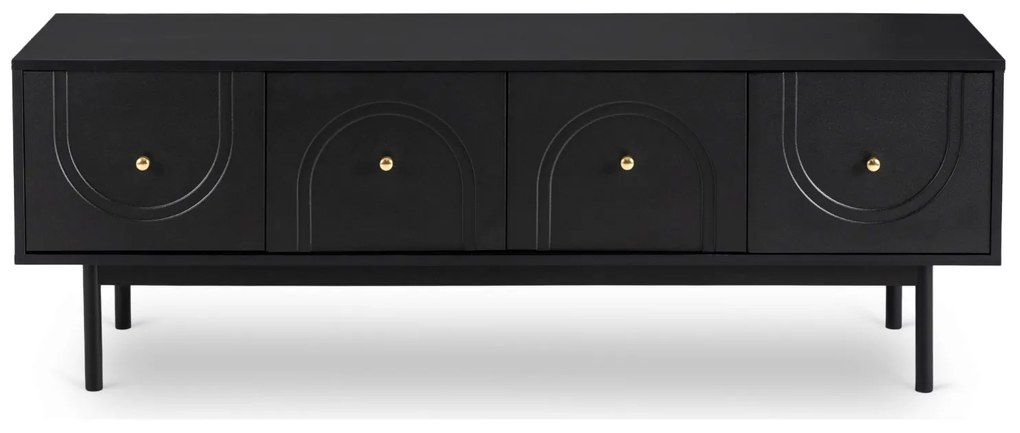 PROXIMA.store - TV stolík MARLEN FARBA: čierna