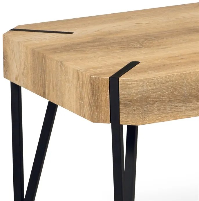 BONTEC Konferenčný stolík 110x60cm, mdf, dub canyon grey, AHG-241 CAN Farba: Hnedá