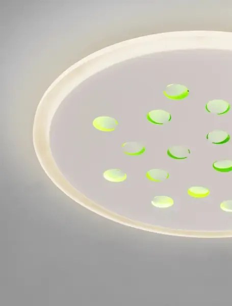 Moderné stropné svietidlo Astraeus RGB 45 s diaľkovým ovládaním
