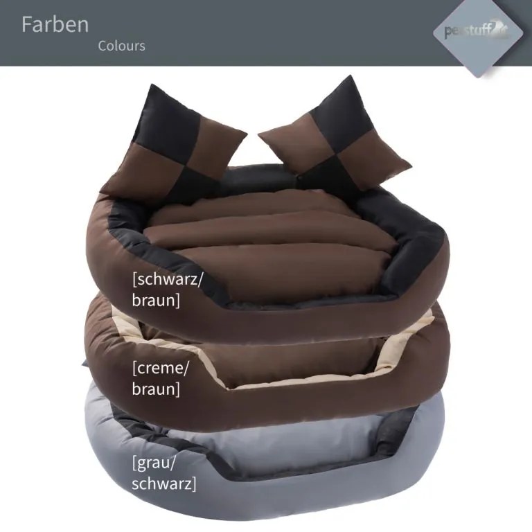 Petstuff pelech pre psa, čierno-hnedý, 75 x 80 x 20 cm