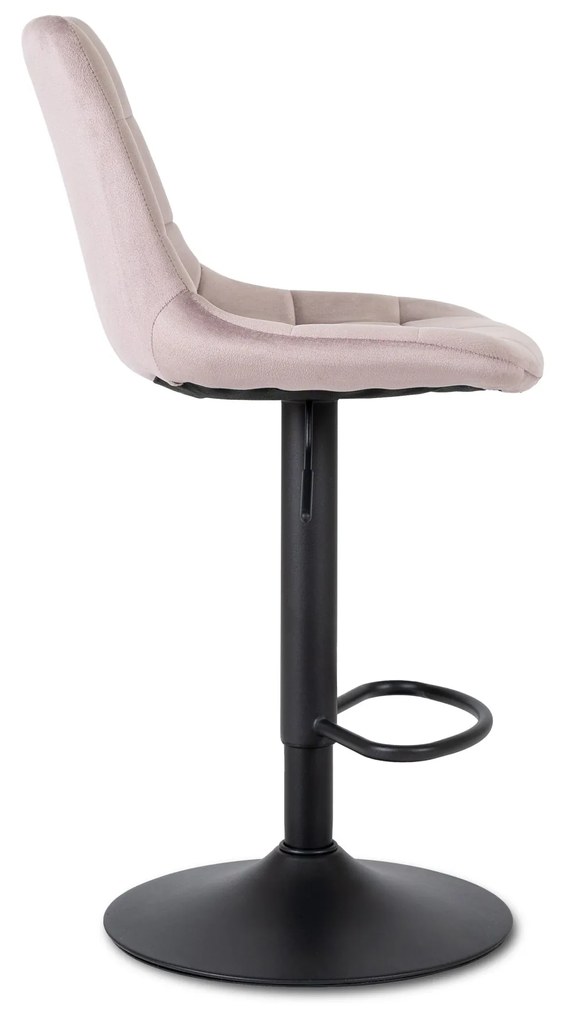 Barová stolička Arcos ružová/čierna