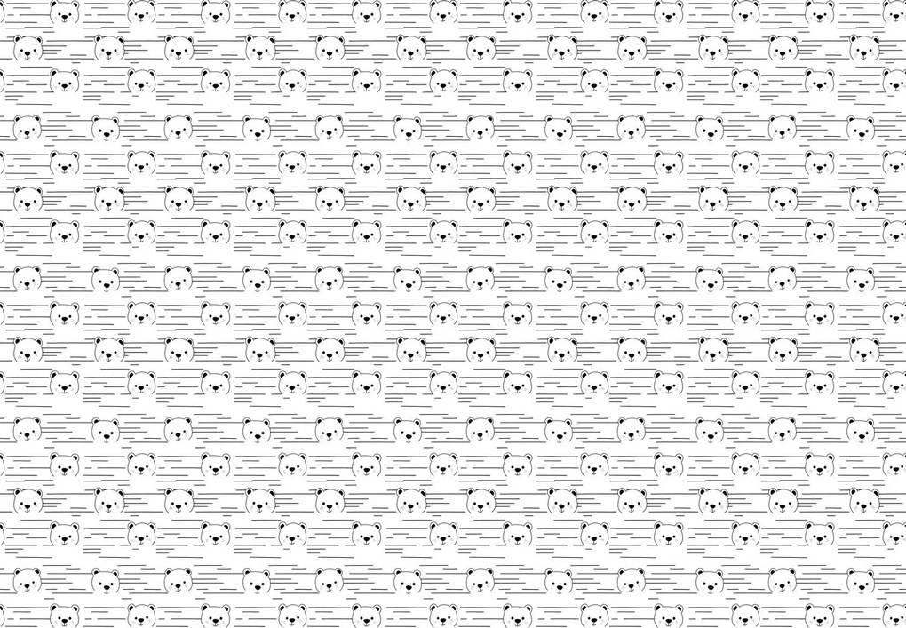 Fototapeta - Medvedíky (147x102 cm)