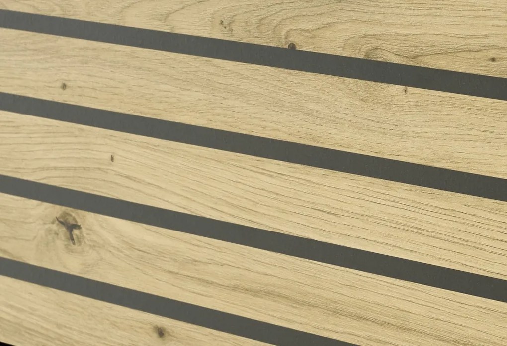 Predsieňová šatníková skriňa Milan, dub artisan/šedá