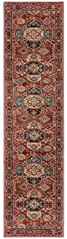 Behúň Sincerity Royale Gillingham Red, 66x300, červená, chodba / predsieň, Flair Rugs
