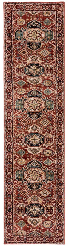 Flair Rugs, Behúň Sincerity Royale Gillingham Red, 66x300, červená, chodba / predsieň