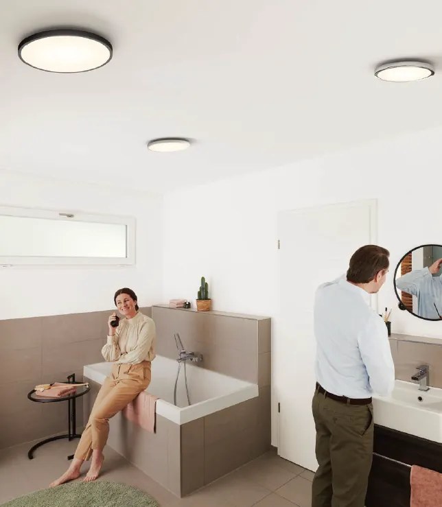 LEDVANCE Sapho, ORBIS DISC stropné svietidlo, priemer 400mm, WIFI stmievateľné + teplota farby, 3200lm, 25W, biela