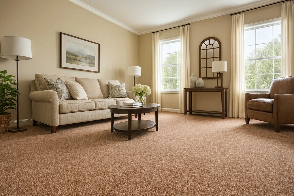 Koberec metráž Mammut 8014 béžový, na mieru, šíře 4m, béžová, ab (mriežka), chodba / predsieň, Timzo