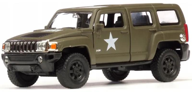 008805 Kovový model auta - Nex 1:34 - Hummer H3 (ARMY)