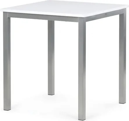 Jedálenský stôl Autronic 70x70 cm Biela Melamín GDT-201 WT