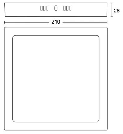 Philips - LED Stropné svietidlo MAGNEOS LED/12W/230V 2700K čierna