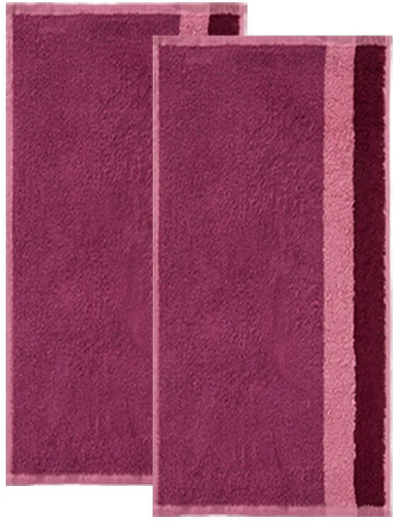 MIOMARE® Froté osuška, 70 x 140 cm, 2 kusy, viacfarebná / fialová (100267330)