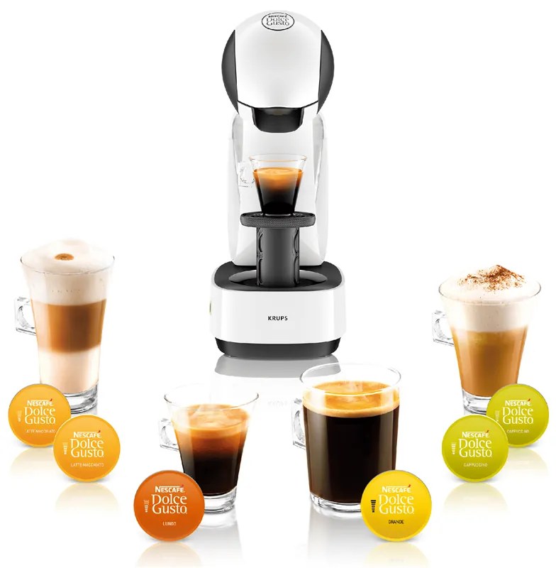 Kapsulový kávovar Krups Nescafé Dolce Gusto Infinissima KP170110 bielý