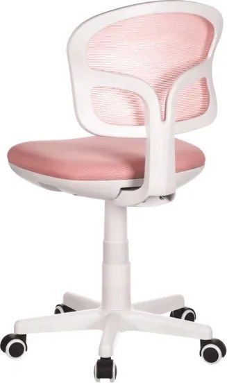 Detská otočná stolička ružová KA-C801 PINK