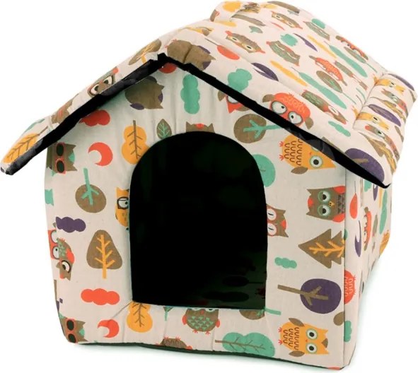 Búda s pelechom pre psa / mačku - les
