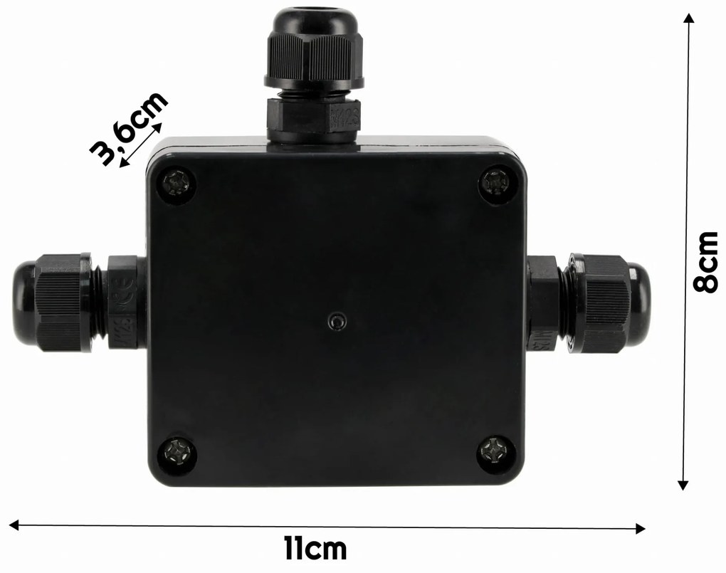 BERGE Hermetický krabica IP68 so 4 PIN konektorom