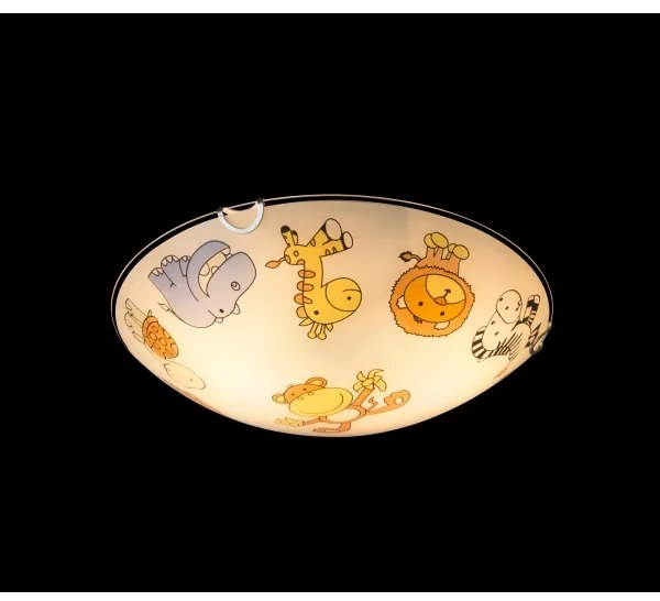 Globo 40607 - Detské stropné svietidlo KIDDY 2xE27ILLU/60W/230V