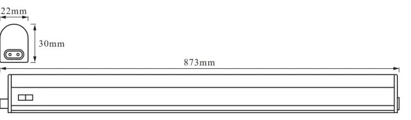 Osram - LED podlinkové svietidlo BATTEN LED/10W/230V