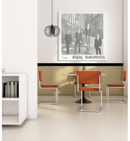 Luster na lanku CORRINI 1xE27/60W/230V pr. 25 cm čierna/šedá