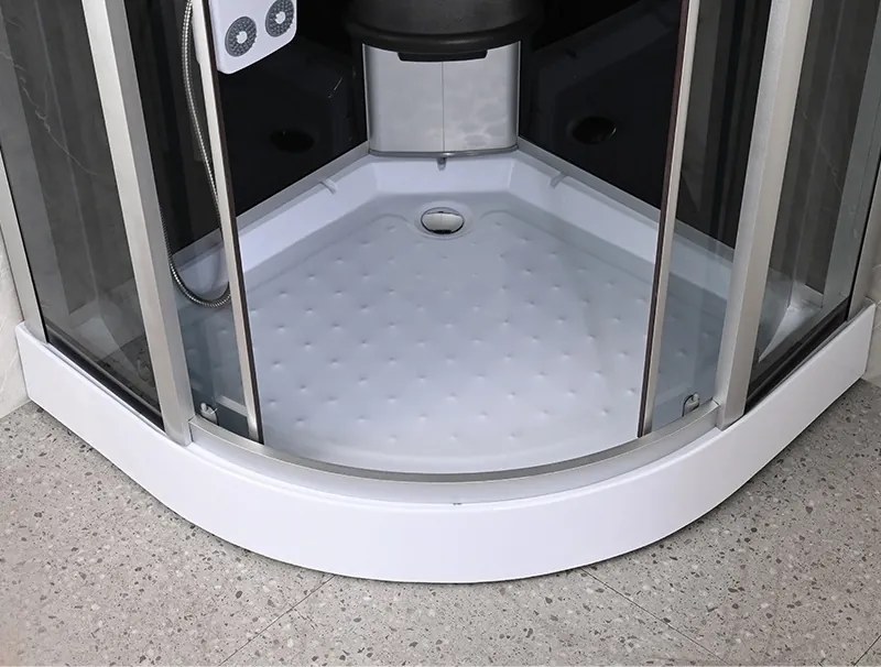 BPS-koupelny Hydromasážny box WSH7120S, 90x90 so saunou