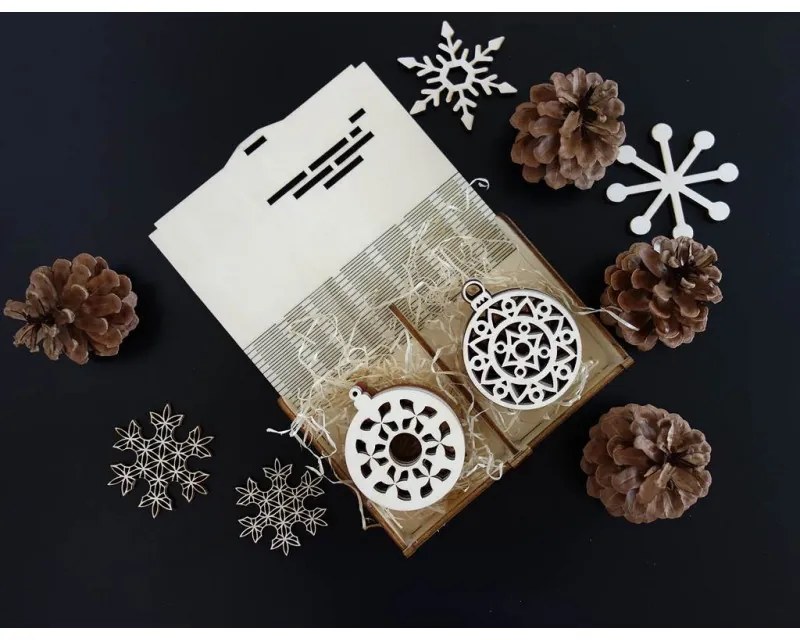 Ozdoby z dreva a plastu, Vianočné a Veľkonočné ozdoby, drevené doplnky PR0043-Christmas decorations