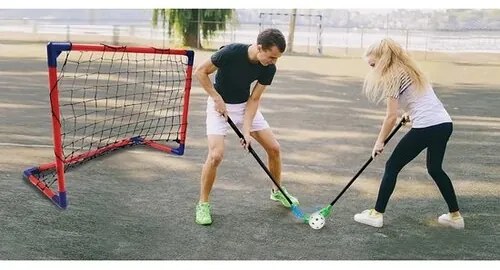 CROSS Floorball set, 2 hokejky, 1 bránka so sieťou