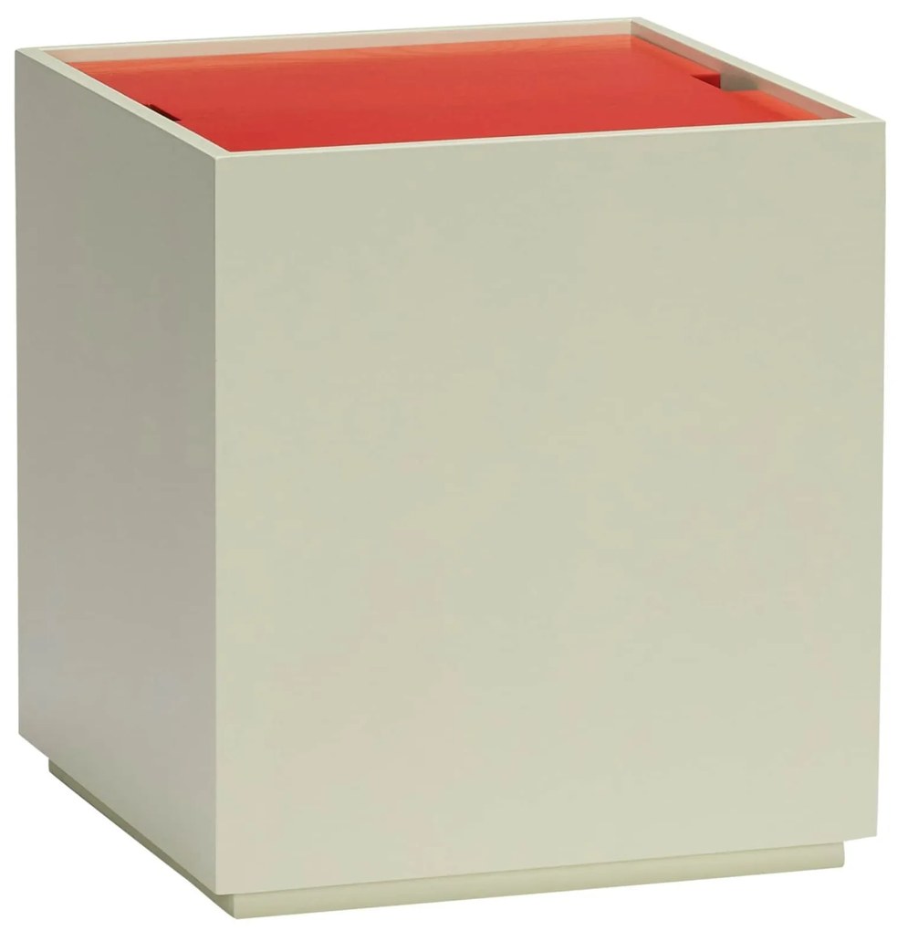 Hübsch Odkladací stolík Vault Light Green / Red