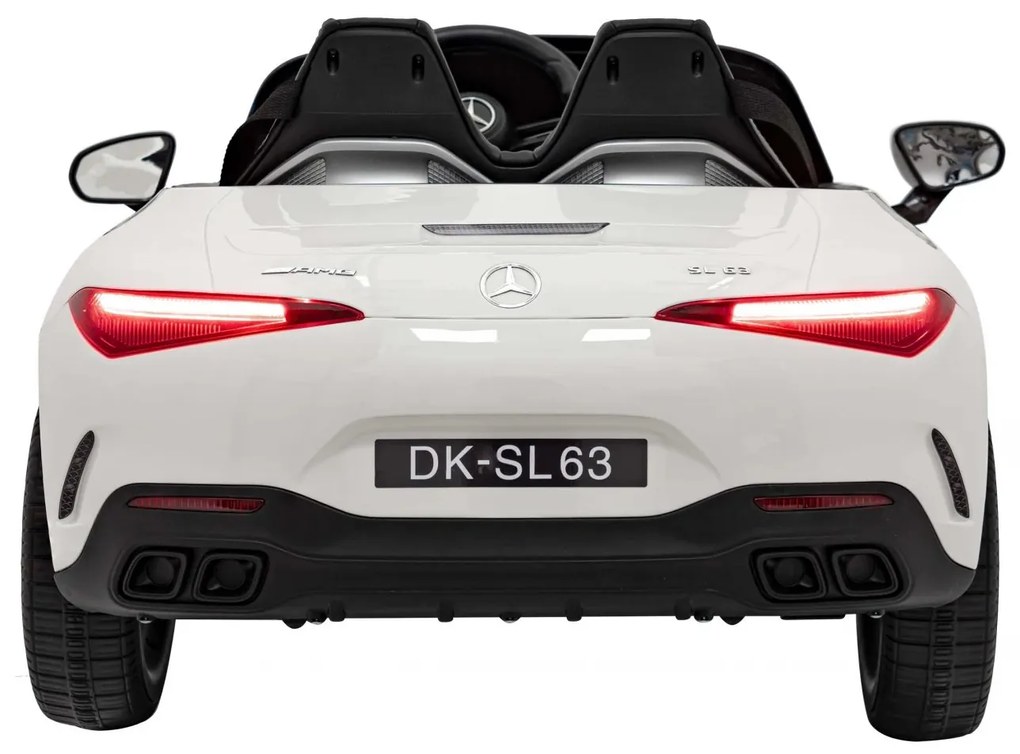 Elektrické autíčko Mercedes Benz AMG SL63 - biele