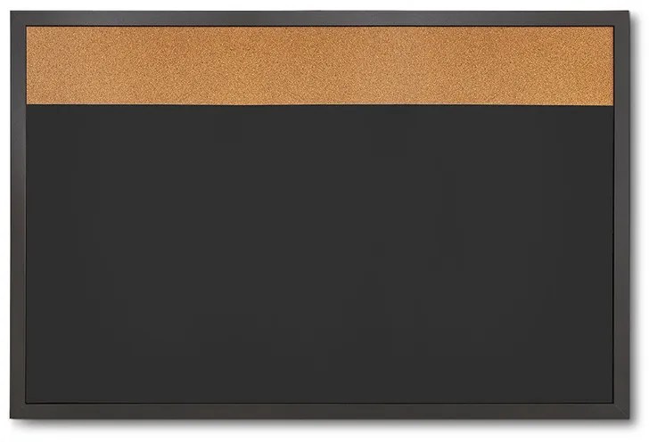 Combi Board – kombinovaná kriedová tabuľa / korok, 900 x 600 mm