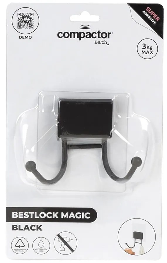 Samodržiaci háčik Compactor Magic Bath Double