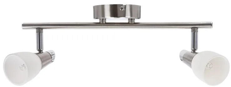 Nástenná svietiaca páska 2X40W G9 matná/chróm biela SELIA