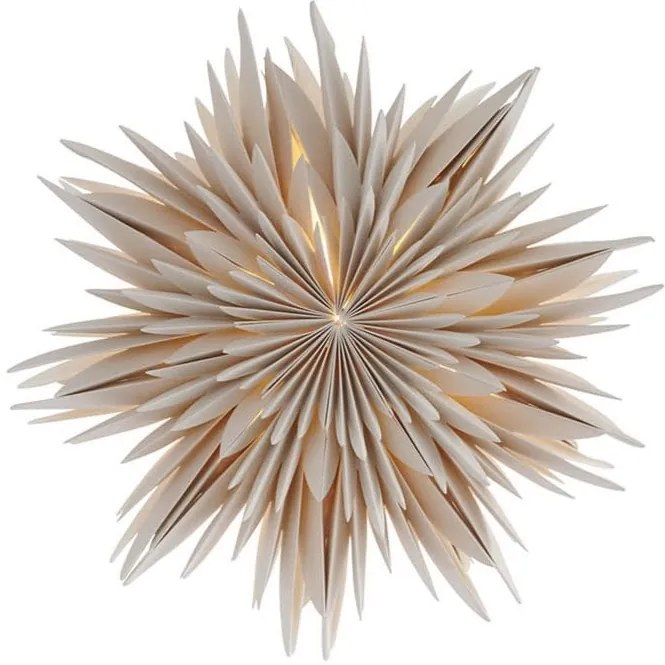 Watt & Veke Závesná svietiaca hviezda Maja Greige 50 cm