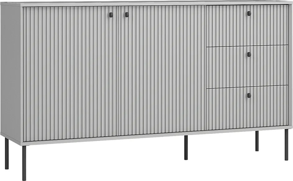 Komoda ARIS 2D3S, sivá