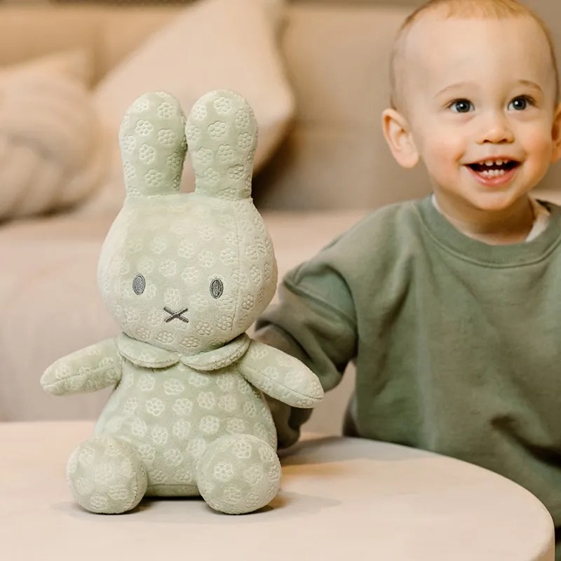 Králiček Miffy Green Flower 20 cm