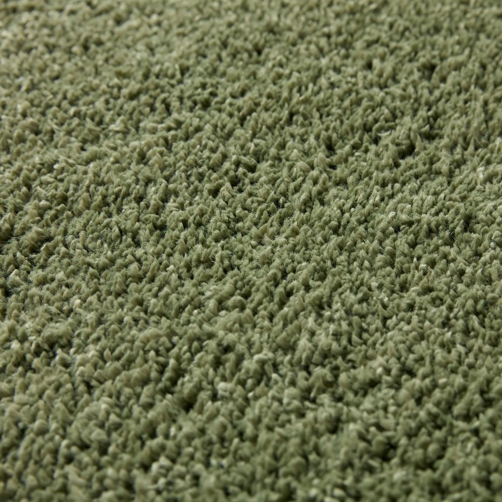 Kusový koberec Shaggy Teddy Olive, 120x170, zelená, obývacia izba, Flair Rugs