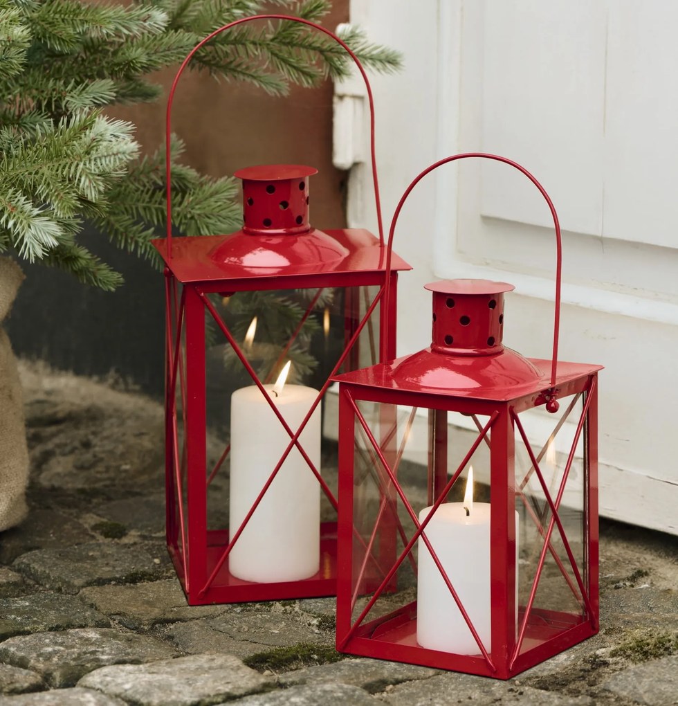 Ib Laursen Lampáš Small Square Red