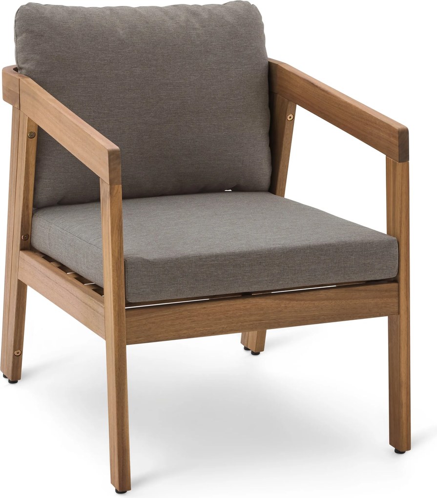 Pohodlná záhradná sedacia súprava s textilným výpletom, 4-dielna