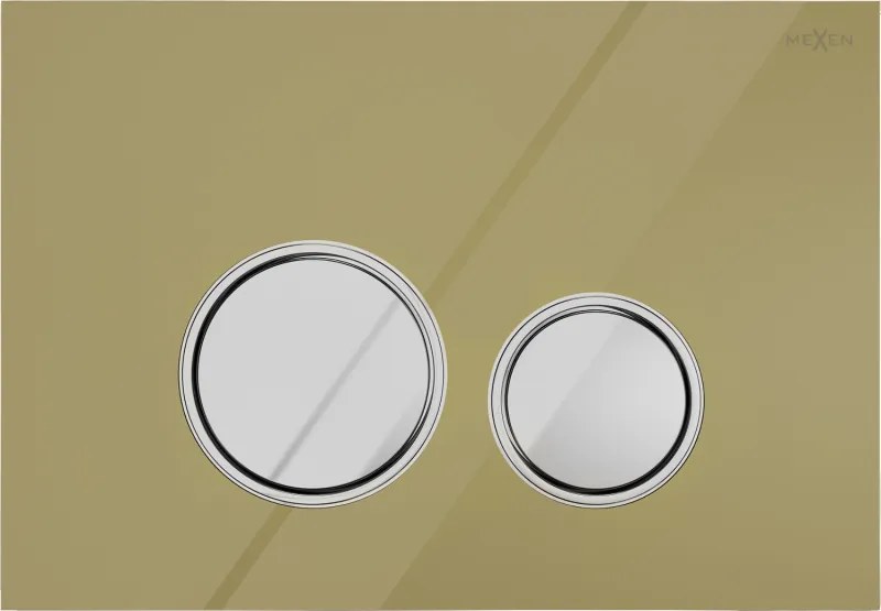 Mexen Fenix 06 splachovacie tlačidlo, zlatá - 600624