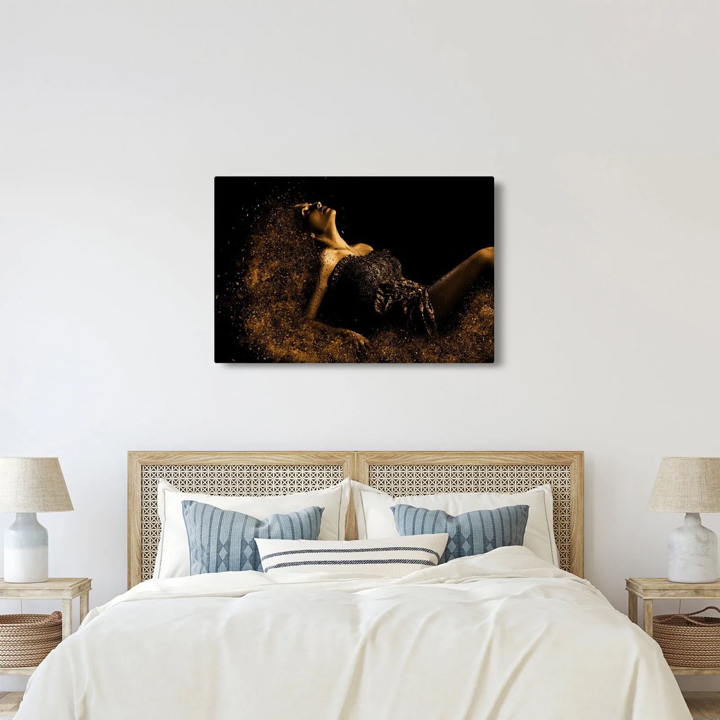 Obraz - Žena zo zlata (90x60 cm)