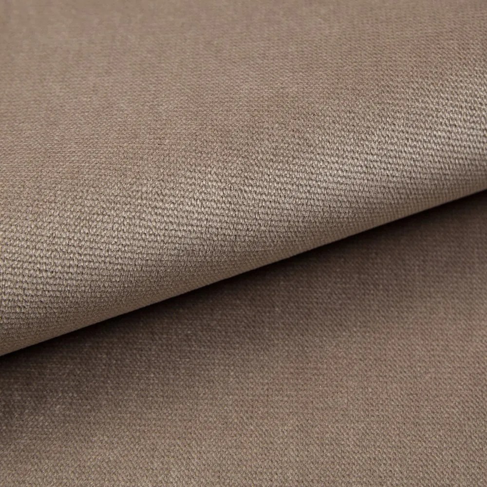 Svetlohnedá čalúnená dvojlôžková posteľ s úložným priestorom s roštom 140x200 cm Solvo – Maison de Rêve