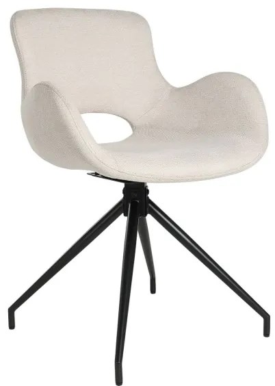 Eglo 424706 - Jedálenská stolička BULACAN 82x58 cm krémová/čierna