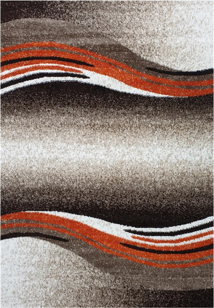 Spoltex, Kusový koberec Enigma New 307-78 orange, 120x170, oranžová, kancelária