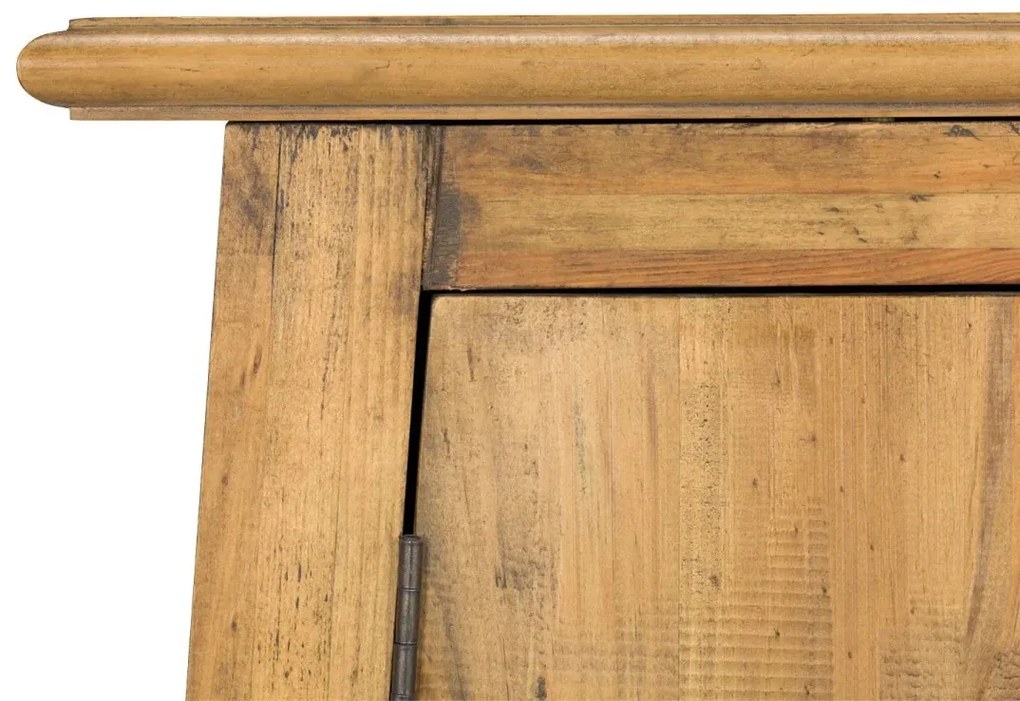 furniture-nabytek.cz - Masivní nástěnná skříňka do koupelny Rangoon z recyklované borovice, lakovaná, hnědá – 42×22×70 cm