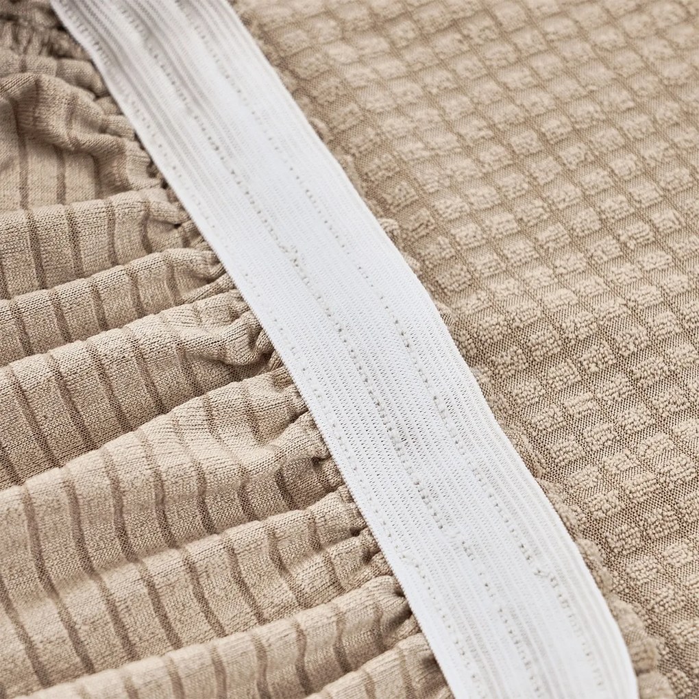 4Home Napínací poťah na stoličku Magic clean béžová, 45 - 50 cm, súprava 2 ks