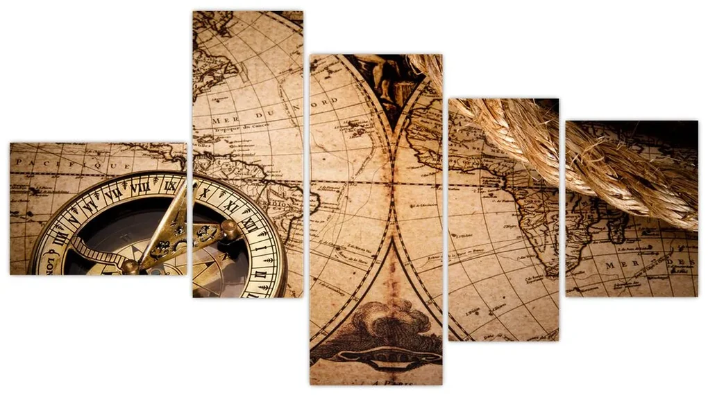 Mapa sveta - obraz na stenu | BIANO