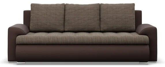 Trojmiestna rozkladacia sedačka FORESTA hnedá / cappuccino