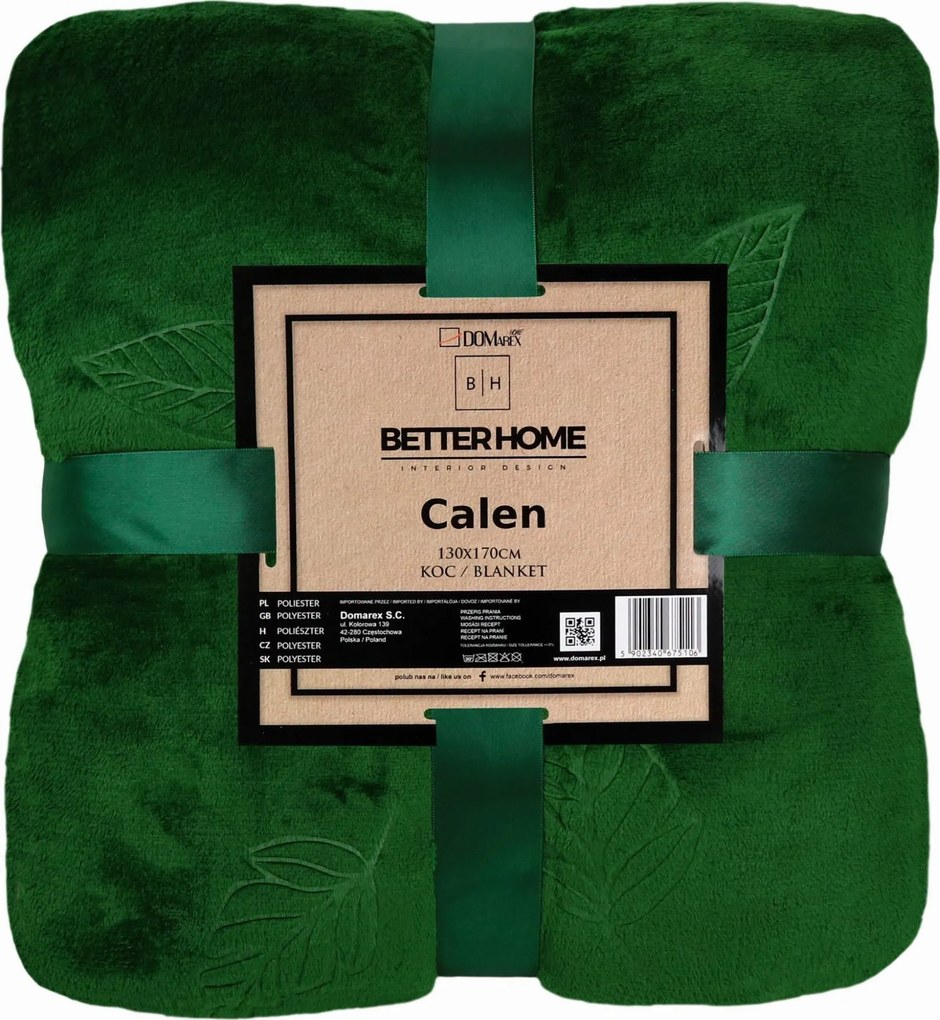Deka prehoz CALEN 130x170 cm - zelená