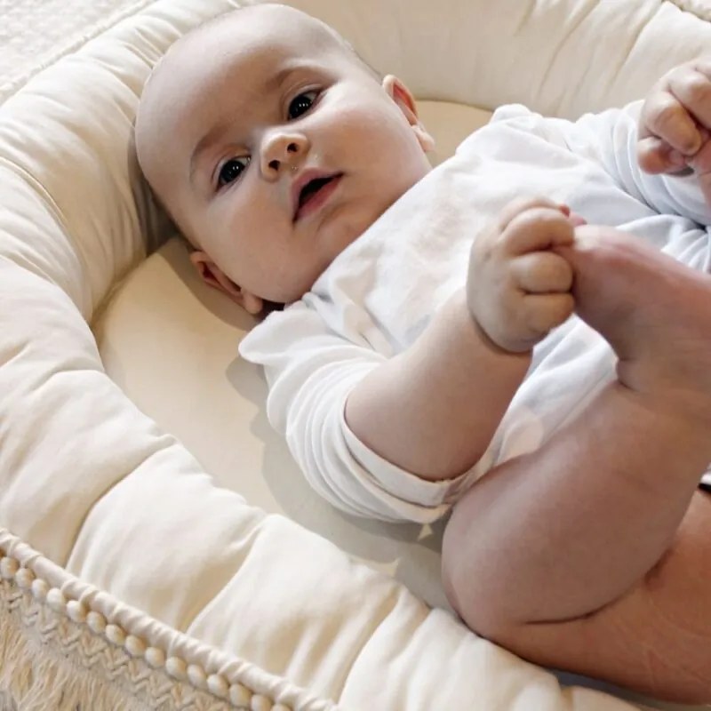 Hniezdo pre bábätko Boho vanilka